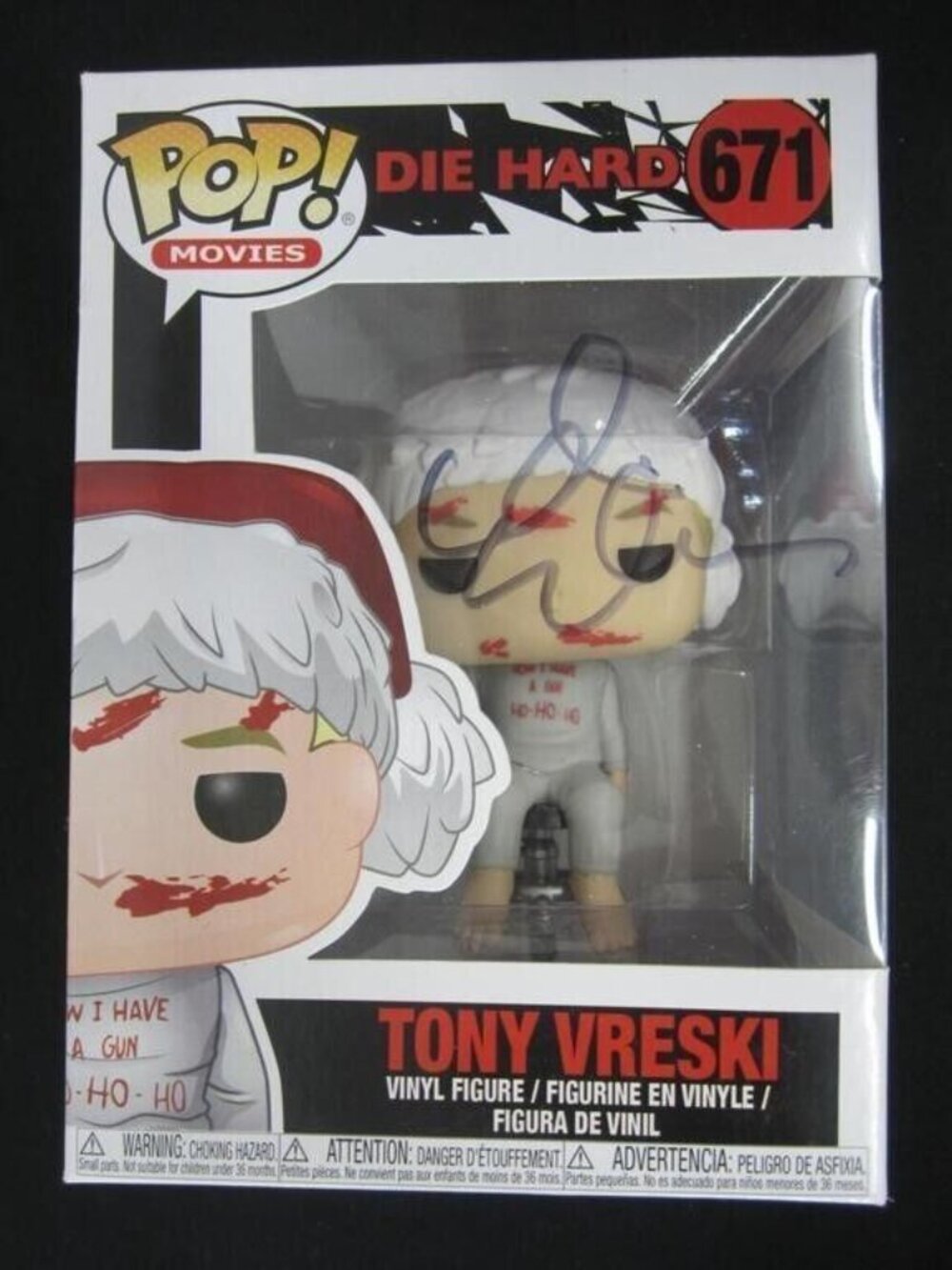 Andreas Wisniewski signed Funko Pop! - Movies: Die Hard - Tony Vreski #671 w/COA